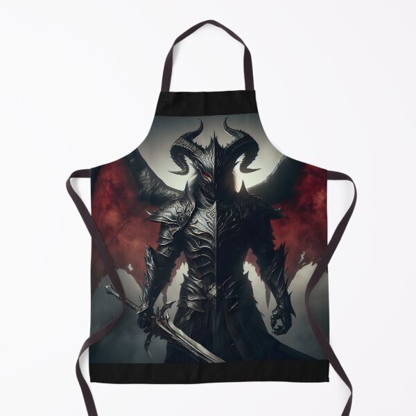 Item preview, Black Demon Knight designed and sold by GalleryBrisArt.