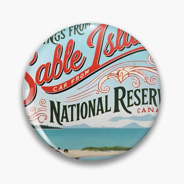 Item preview, Sable Island National Park Canada Postcard Vintage Travel Retro designed and sold by TravelPostcardGems.