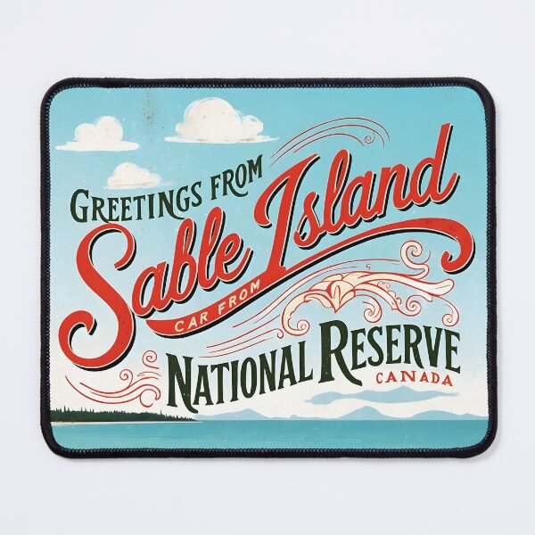 Item preview, Sable Island National Park Canada Postcard Vintage Travel Retro designed and sold by TravelPostcardGems.