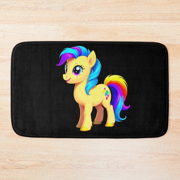 Item preview, Cute pony with colorful mane designed and sold by artwaves.