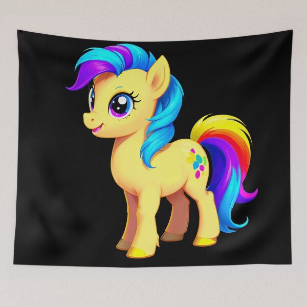 Item preview, Lindo pony con mane colorida designed and sold by artwaves.