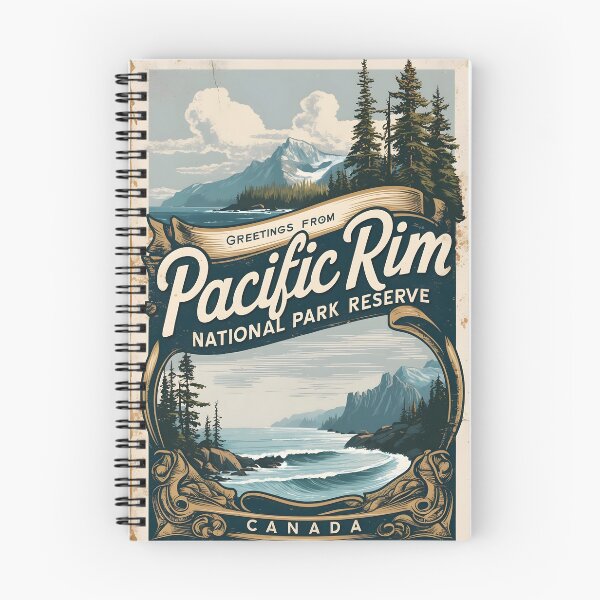 Item preview, Pacific Rim National Park Canada Postcard Vintage Travel Retro designed and sold by TravelPostcardGems.