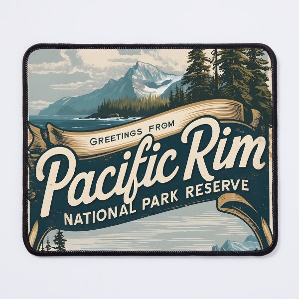 Item preview, Pacific Rim National Park Canada Postcard Vintage Travel Retro designed and sold by TravelPostcardGems.