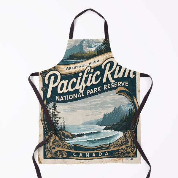 Item preview, Pacific Rim National Park Canada Postcard Vintage Travel Retro designed and sold by TravelPostcardGems.