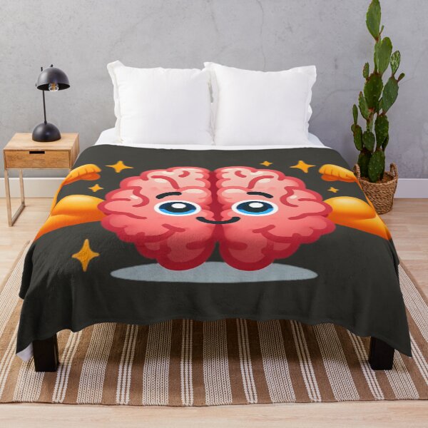 Item preview, Brain with Muscular Arms - Symbol of a Strong Mind designed and sold by beyazart.