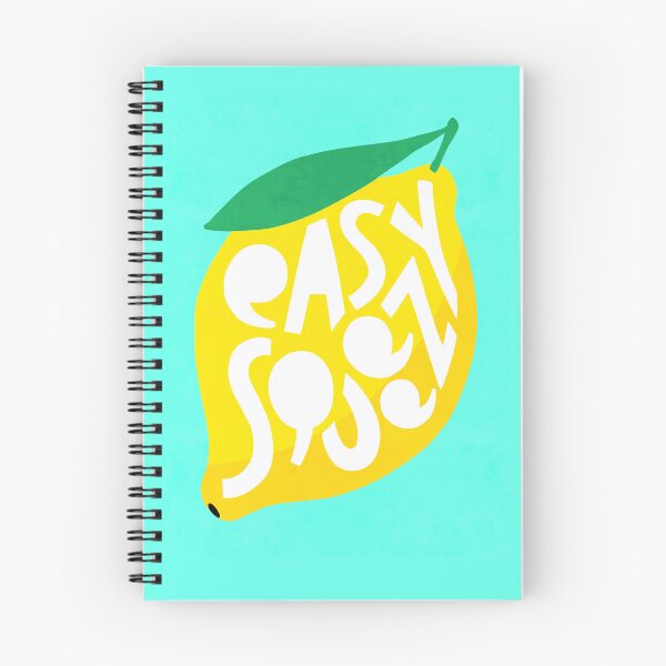 Item preview, Big Lemon Fruit with Cut-out words 'Easy Squeezy' designed and sold by Dominiquevari.