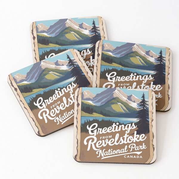 Item preview, Revelstoke National Park Canada Postcard Vintage Travel Retro designed and sold by TravelPostcardGems.