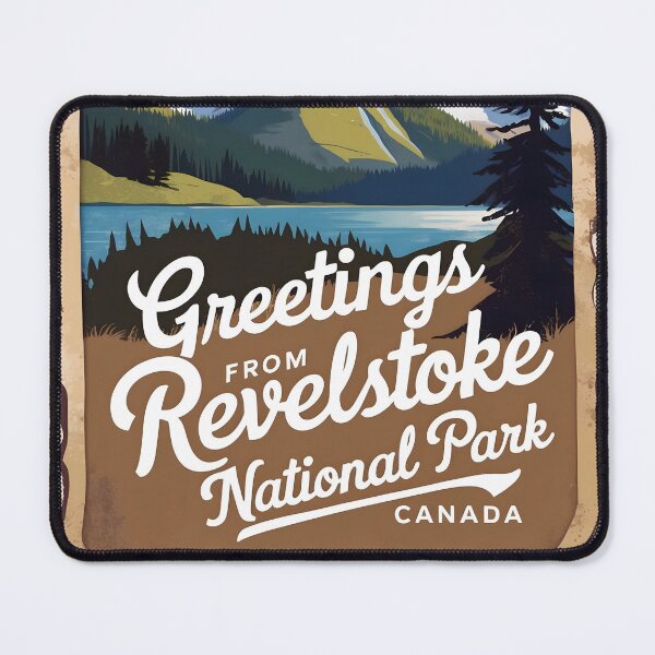Item preview, Revelstoke National Park Canada Postcard Vintage Travel Retro designed and sold by TravelPostcardGems.