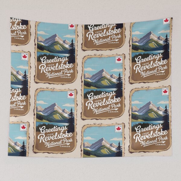 Item preview, Revelstoke National Park Canada Postcard Vintage Travel Retro designed and sold by TravelPostcardGems.