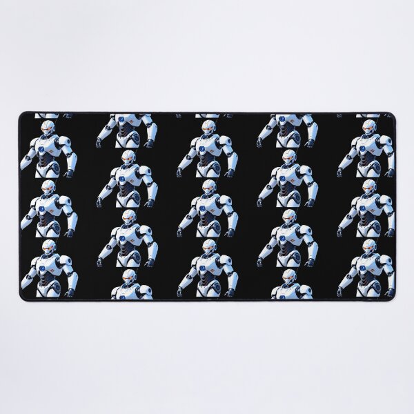 Item preview, Futuristic robotic warrior with glowing core designed and sold by artwaves.