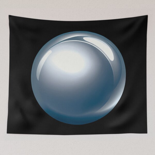 Item preview, Shiny Silver Metallic Sphere Object designed and sold by artwaves.