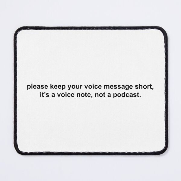 Item preview, please keep your voice message short it’s not a podcast designed and sold by KingaDesigns.