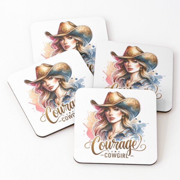 Item preview, ✨Courage Cowgirl – Confident Cowgirl Design for Apparel, Mugs, Stickers & MoreMore designed and sold by artedigital99.