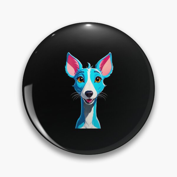 Item preview, Blue Calygreyhound Cartoon Character designed and sold by artwaves.