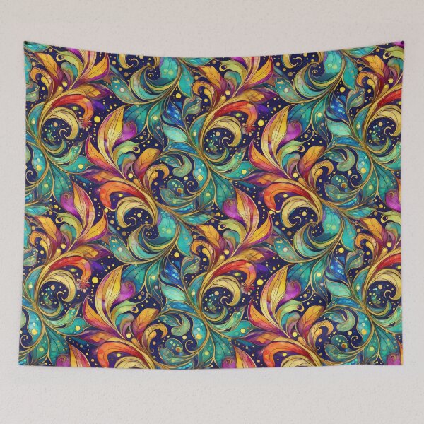 Item preview, Floral pattern designed and sold by Vibranta Studio.