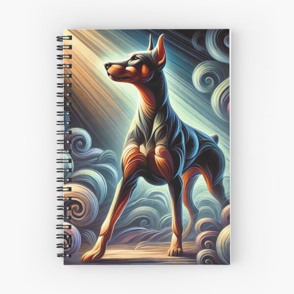 Item preview, Dobermann Chontamenti - Soul Guardian in the Twilight designed and sold by LegademaArt.