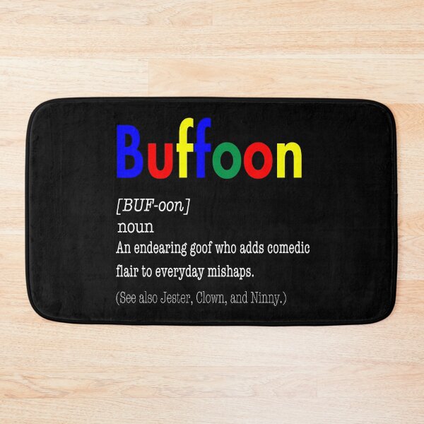 Item preview, Buffoon Definition Colorful Text Design designed and sold by Text2tee.