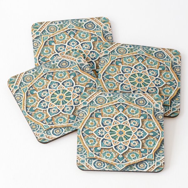 Item preview, Moroccan Zellige with Geometric Patterns designed and sold by FAONIM.