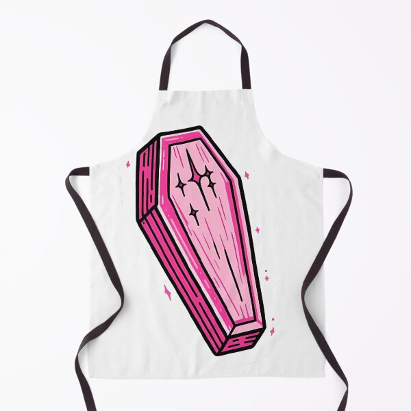 Item preview, Pink coffin on a plain background designed and sold by by-ko-design.