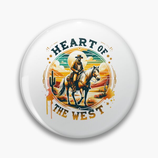 Item preview, ✨Heart of the West – Cowboy on Horse in Desert Design for Apparel, Mugs, Stickers & More designed and sold by artedigital99.