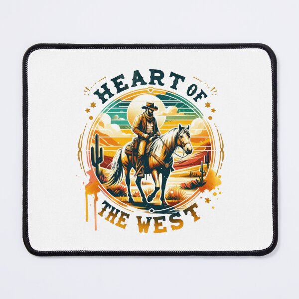 Item preview, ✨Heart of the West – Cowboy on Horse in Desert Design for Apparel, Mugs, Stickers & More designed and sold by artedigital99.