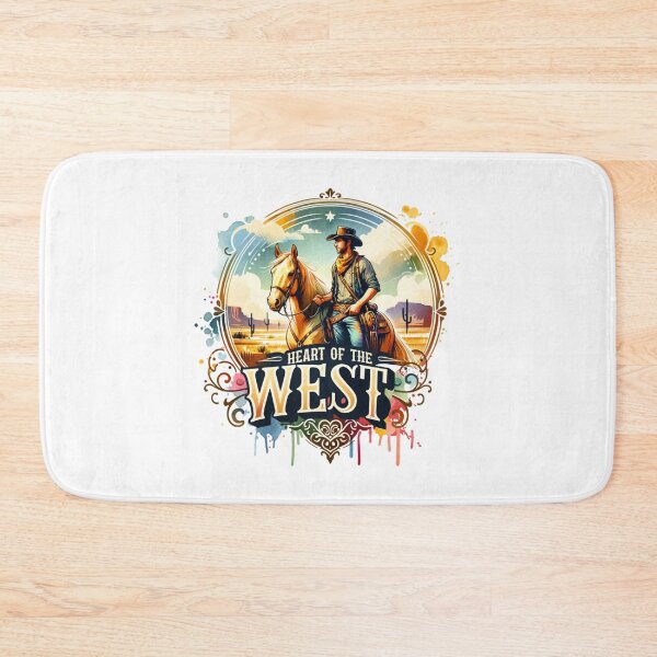 Item preview, ✨Heart of the West – Cowboy on Horse in Desert Design for Apparel, Mugs, Stickers & More designed and sold by artedigital99.