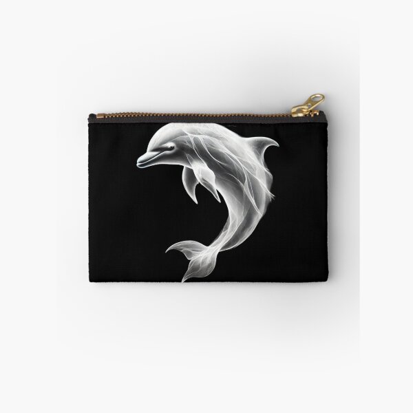 Item preview, Ethereal Monochrome Dolphin designed and sold by Blink Art Studio.
