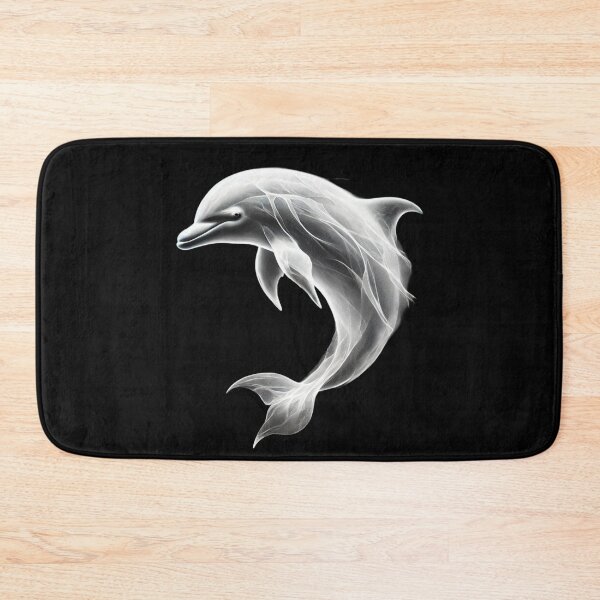Item preview, Ethereal Monochrome Dolphin designed and sold by Blink Art Studio.