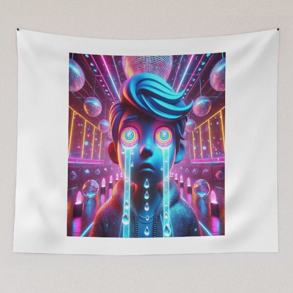 Item preview, Neon Tears: Emotional Digital Art	 designed and sold by cuachungminh.
