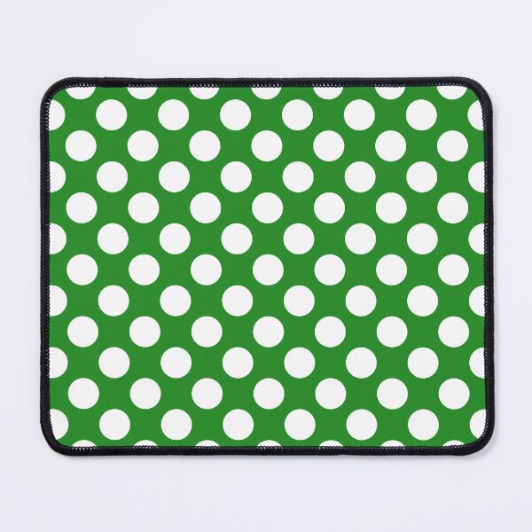 Item preview, White Polka Dots and Earthy Green Background designed and sold by Kpss2564.