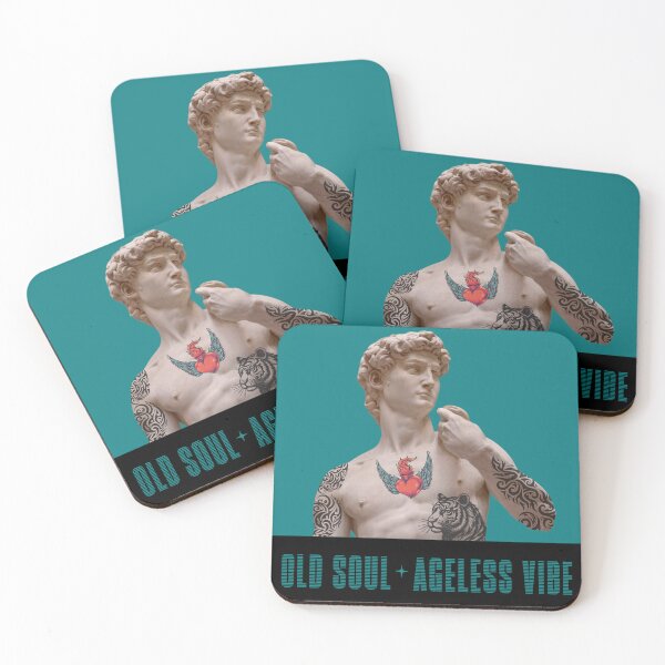 Item preview, Michelangelo's DAVID Heart Tattoo - Old Soul Ageless Vibe designed and sold by ChronicYoung.