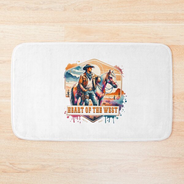 Item preview, ✨Heart of the West – Cowboy on Horse in Desert Design for Apparel, Mugs, Stickers & More designed and sold by artedigital99.