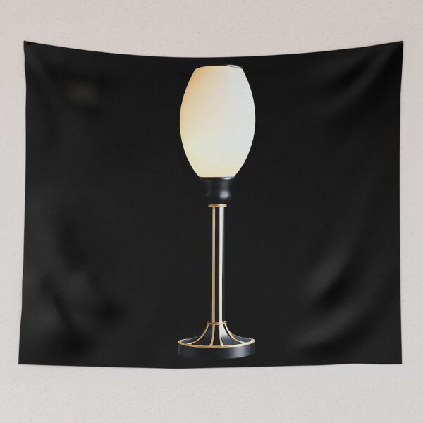 Item preview, Elegant Modern Black-and-Gold Table Lamp designed and sold by artwaves.