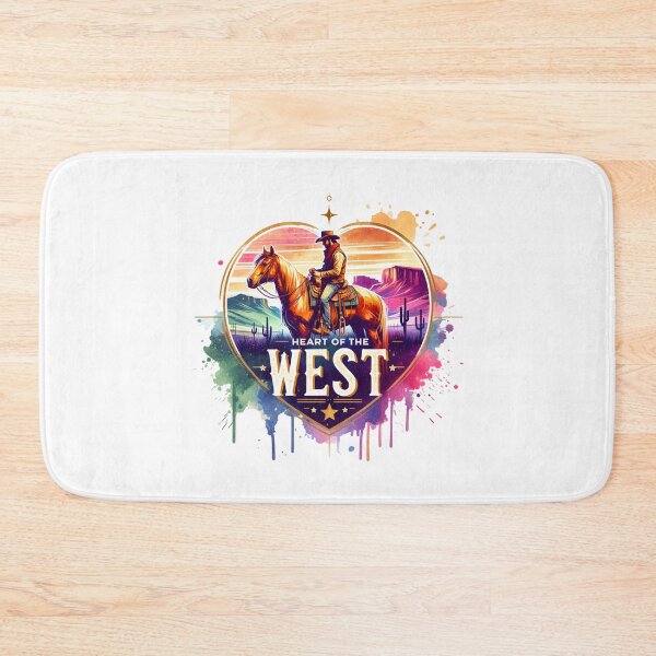 Item preview, ✨Heart of the West – Cowboy on Horse in Desert Design for Apparel, Mugs, Stickers & More designed and sold by artedigital99.