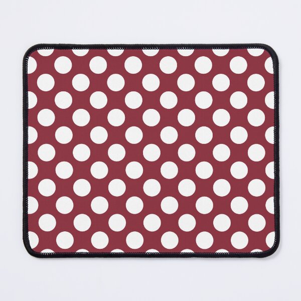 Item preview, White Polka Dots and Earthy Red Background designed and sold by Kpss2564.