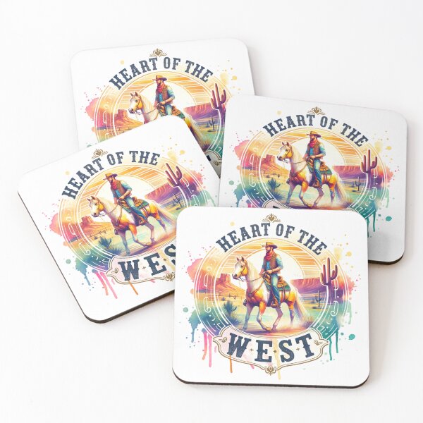 Item preview, ✨Heart of the West – Cowboy on Horse in Desert Design for Apparel, Mugs, Stickers & More designed and sold by artedigital99.