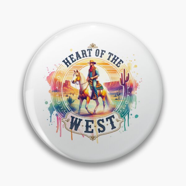 Item preview, ✨Heart of the West – Cowboy on Horse in Desert Design for Apparel, Mugs, Stickers & More designed and sold by artedigital99.
