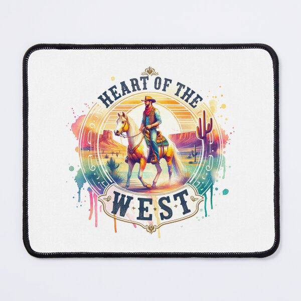 Item preview, ✨Heart of the West – Cowboy on Horse in Desert Design for Apparel, Mugs, Stickers & More designed and sold by artedigital99.