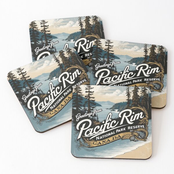 Item preview, Pacific Rim National Park Canada Postcard Vintage Travel Retro designed and sold by TravelPostcardGems.