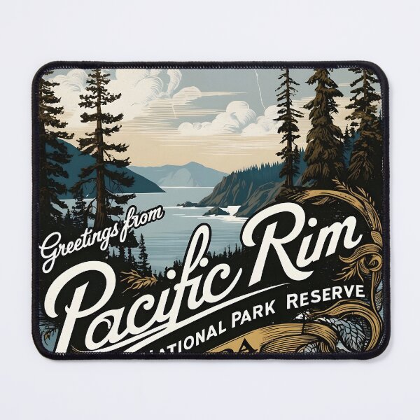 Item preview, Pacific Rim National Park Canada Postcard Vintage Travel Retro designed and sold by TravelPostcardGems.