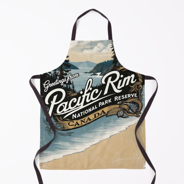 Item preview, Pacific Rim National Park Canada Postcard Vintage Travel Retro designed and sold by TravelPostcardGems.