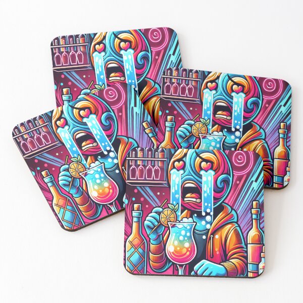 Item preview, Neon Heartbreak: Emotional Bar Scene	 designed and sold by cuachungminh.