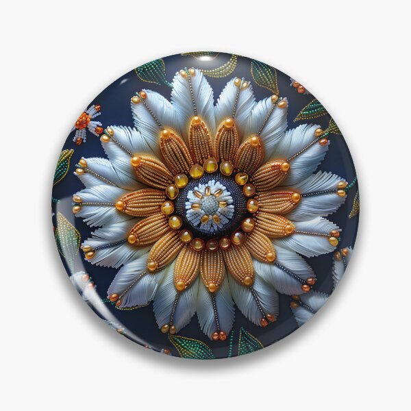 Item preview, Retro Vintage Floral Boho Embroidery designed and sold by SecretDicer.