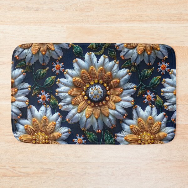 Item preview, Retro Vintage Floral Boho Embroidery designed and sold by SecretDicer.