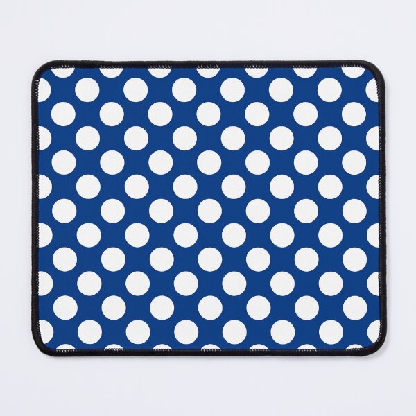 Item preview, White Polka Dots and Earthy Blue Background designed and sold by Kpss2564.