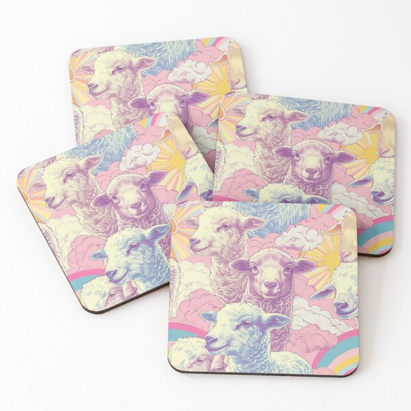 Item preview, Lambs in pastel designed and sold by Karma-Koutur.