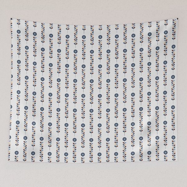 Item preview, Mono Flower Garden Blue 2 designed and sold by MONOApparel.