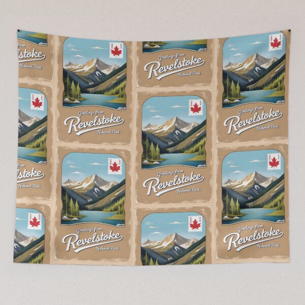 Item preview, Revelstoke National Park Canada Postcard Vintage Travel Retro designed and sold by TravelPostcardGems.
