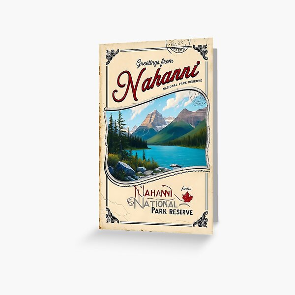 Item preview, Nahanni National Park Canada Postcard Vintage Travel Retro designed and sold by TravelPostcardGems.