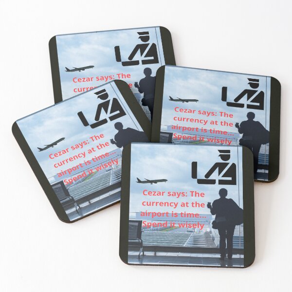 Item preview, Cezar says: The currency at the airport is time... Spend it wisely designed and sold by smartpaxcezar.